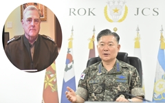 한미 합참의장 "연이은 북한 미사일, 평화·안정 위협"