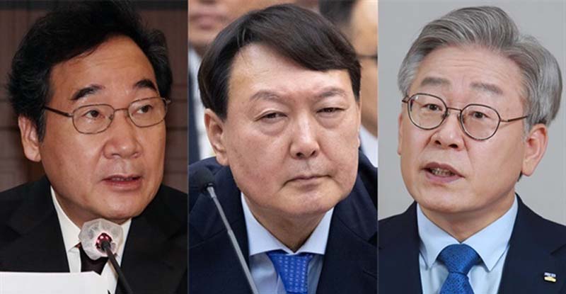 When asked by the next presidential governor, Lee Jae-myeong 23%-Yoon Seok-Yeol 13%-Lee Nak-Yeon 10%