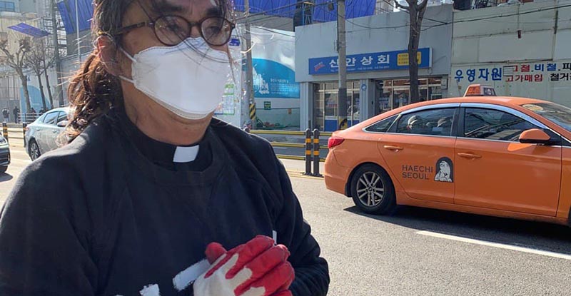 “I can’t be comfortable with Kim Jin-suk.” Priest starving for the 30th day