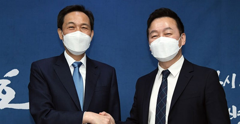 Sang-ho Woo and Bong-ju Jeong agreed to promote unification under the premise of’bilateral integration’