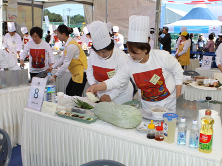 지난 30일 남양주시 체육문화센터 슬로푸드마당에서 열린 '2011 슬로푸드 요리경연대회'