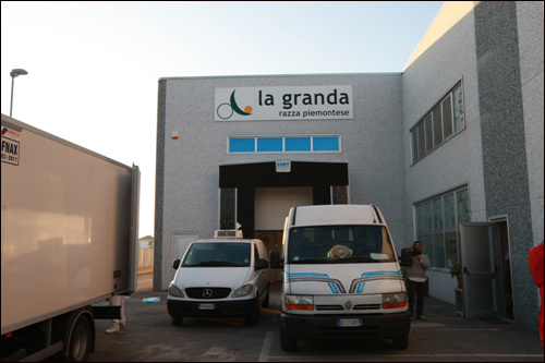 피에몬테 주에 위치한 La Granda 축산 협동조합 본사.