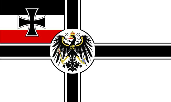  이 깃발은 독일을 지배했던 프로이센에서 1871년부터 1918년까지 사용됐던 프로이센 전투군기다.