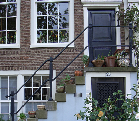 네덜란드 암스테르담의 한 집.