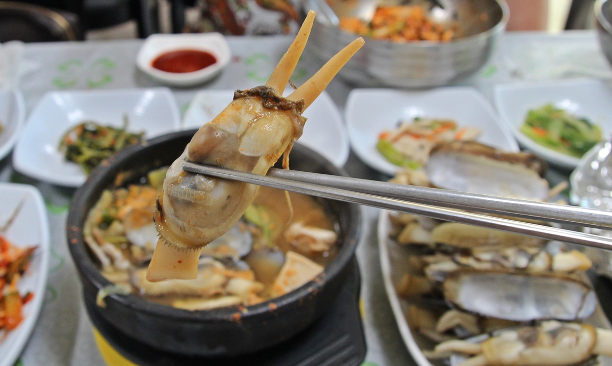  순천만 맛조개는 지금이 제철이다. 