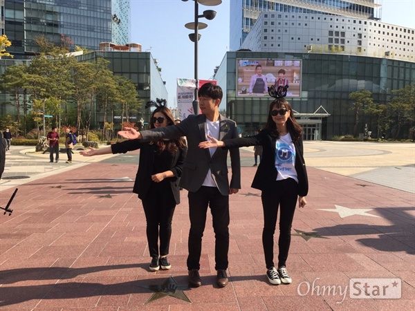  2017년 10월 23일 MBC 프리덤 뮤직비디오 촬영 현장. 