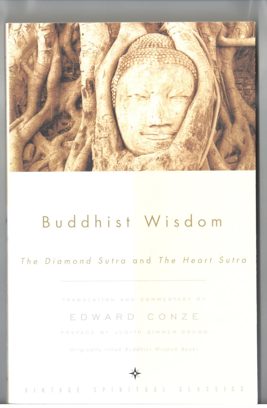 에드워드 콘츠가 영어로 번역한 <금강경>과 <반야심경>의 표지 콘츠는 'Buddhist Wisdom'이라는 제목으로 <금강경>과 <반야심경>을
영어로 옮겼다.