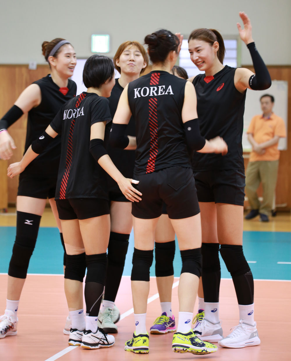  여자배구 대표팀, 진천선수촌 연습경기 모습 