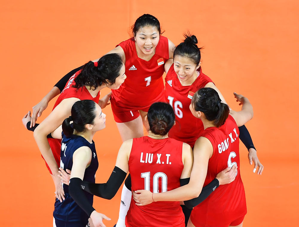  중국 2018 아시안게임 대표팀 선수들 경기 모습
