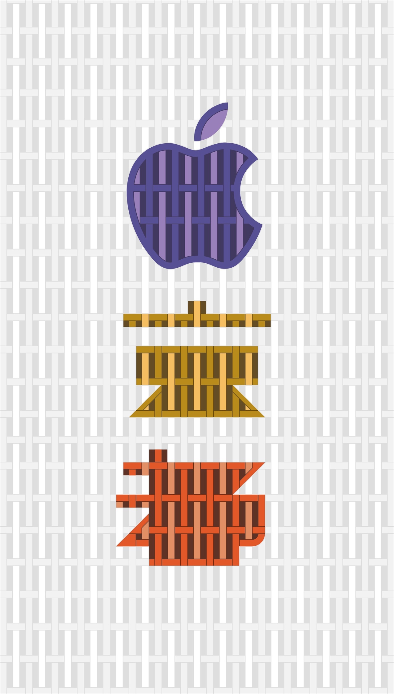 애플 스토어 교토 개점을 축하하는 그래픽 디자인. 일본 전통미를 그대로 살렸다