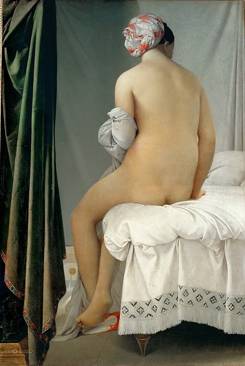 발팽송의 목욕하는 여인(1808) 앵그르 Source: Wikimedia Commons