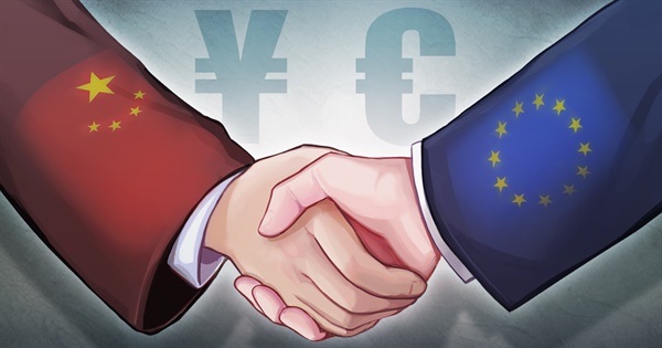  2020년 12월 30일 유럽은 전격적으로 중국과의 포괄적 투자협정에 합의했다. 