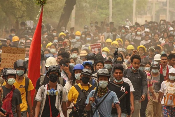  미얀마 민주화시위,