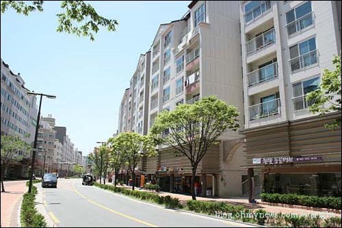 서울시 은평뉴타운 내에 있는 장기전세(시프트) 주택. 