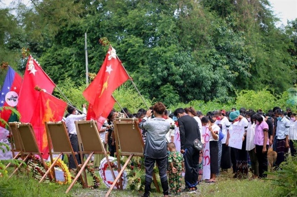 사가잉주 까레이시 순교자의날 기념 반독재시위