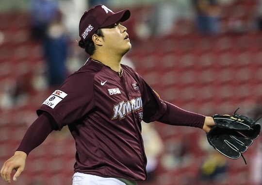  도쿄 올림픽 야구에서 한국이 치른 7경기 중 6경기에 등판한 조상우


