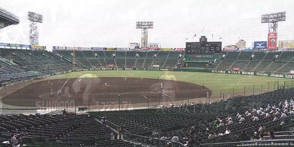  이번 103회 일본 전국 고교 야구선수권대회가 열린 고시엔 야구장입니다. 고시엔(甲子園) 야구장은 오사카 서쪽 니시노미야시에 있습니다.