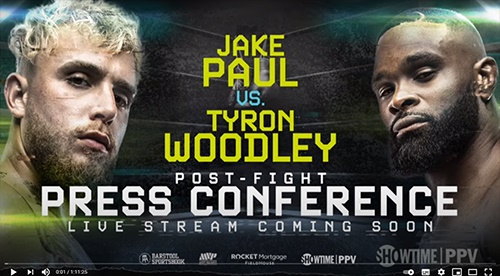  최근 제이크 폴은 전 UFC 웰터급 챔피언 출신 타이론 우들리마저 제압했다.