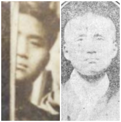 사진 좌측이 1920년 3월께 찍은 스물한 살 이성우 모습이다. 우측이 1928년 3월 출옥 당시 스물아홉 이성우 모습이다.