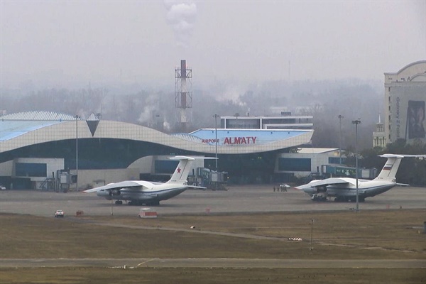 카자흐스탄 알마티 국제공항. 