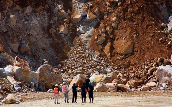 2012년 광산 붕괴로 3명의 매몰자가 발생한 라파즈한라시멘트 붕괴 현장. 10년이 지난 지금까지 정보공개 요청을 해도 관련 기관의 조사 자료가 공개되지 않고 있다.
