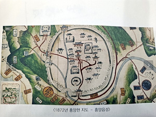 1872년 흥양현 지도