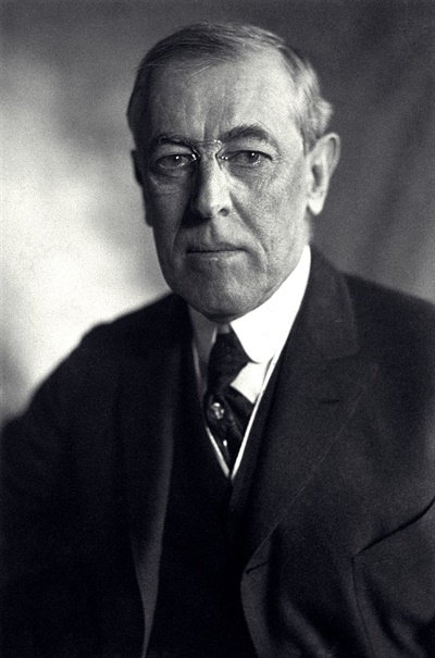  미국 우드로 윌슨(Woodrow Wilson) 대통령 모습(자료사진).