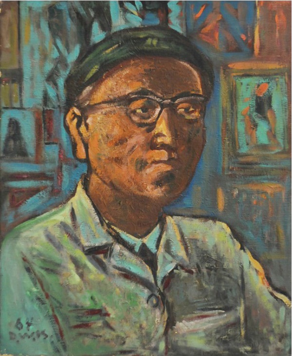 김두환 화백이 1964년 그린 자화상.
