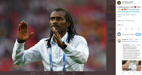 알리우 시세 감독 2002 한일 월드컵에서 세네갈의 8강 신화를 이끌 때 주장으로 활약한 알리우 시세가 이번에는 대표팀 감독으로 2022 카타르 월드컵에 도전한다.  
