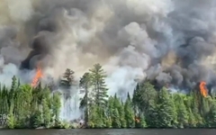 캐나다 '최악' 산불... 미국까지 연기 뒤덮어 "야외활동 자제"