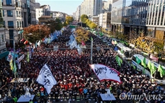 [오마이포토] '윤석열 정권 퇴진, 노동개악 저지!' 민주노총 전국노동자대회