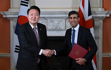 한국-영국, '글로벌 전략적 파트너 관계'로 격상