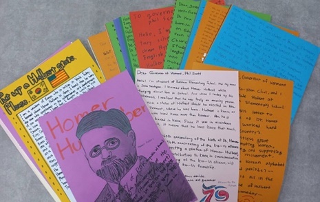 "헐버트 동상 세워주세요" 미 주지사에 편지 쓴 한국 어린이들