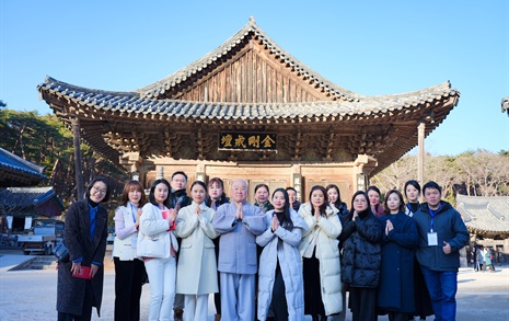 중국인 단체관광객, 경남 찾아 불교-문화예술 체험