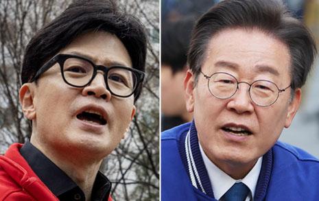 공식선거운동 시작... 한동훈 "이·조 범죄세력 심판" vs. 이재명 '정권심판' 