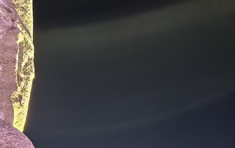[사진] 대전 봉덕사 석조보살입상 앞 밝힌 연등  