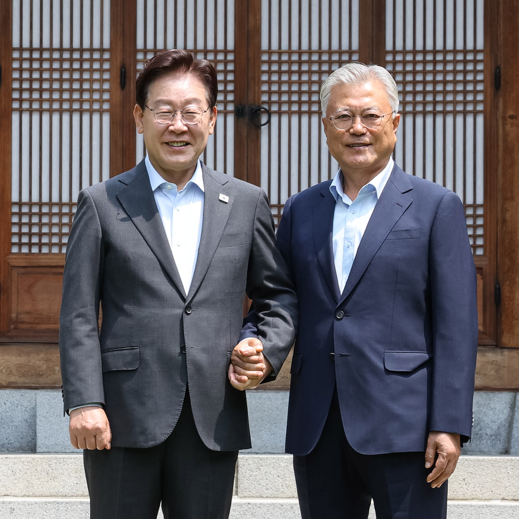 이재명 대통령과 문재인 전 대통령, 오찬회동