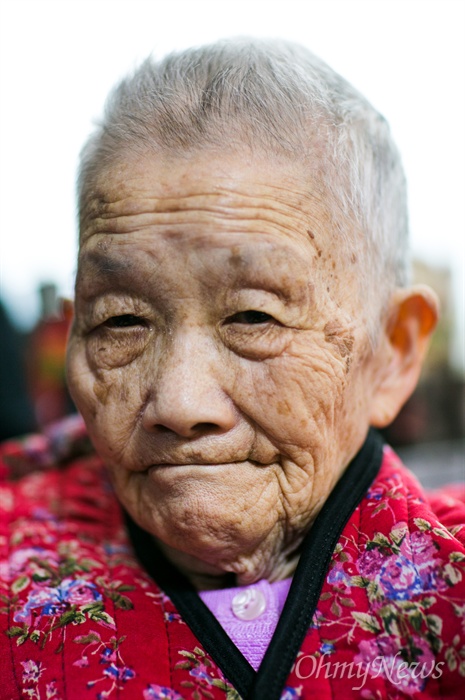   일본군 위안부 피해자 정복수(100) 할머니