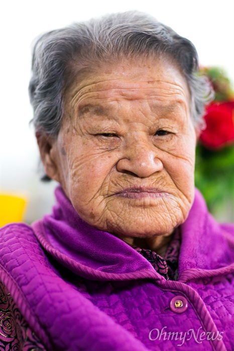  일본군 위안부 피해자 박옥선(92) 할머니