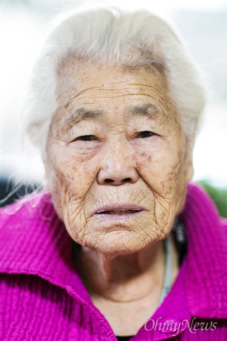  일본군 위안부 피해자 이옥선(89) 할머니