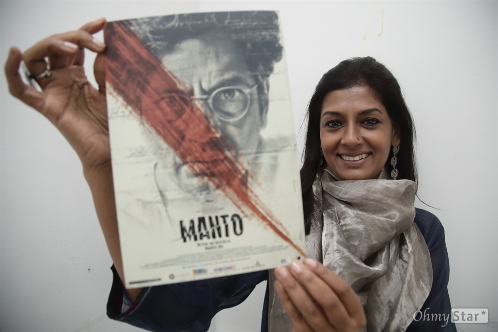  제23회 부산국제영화제(BIFF)에 초청된 인도 영화<만토> 난디타 다스 감독.