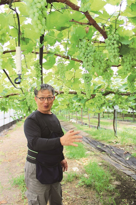  충북 옥천에서 '세기 무핵'을 키우는 곽동덕 농민