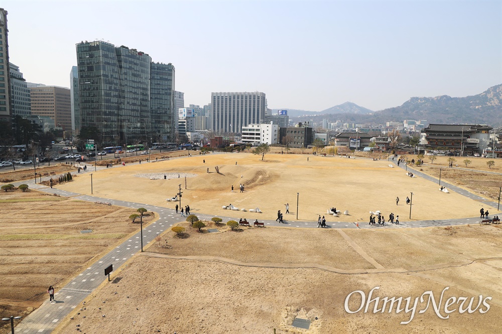  서울 종로구 열린송현 녹지광장.