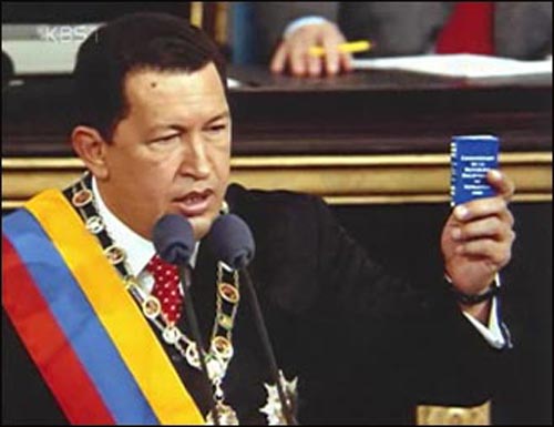 우고 차베스 베네수엘라 대통령.