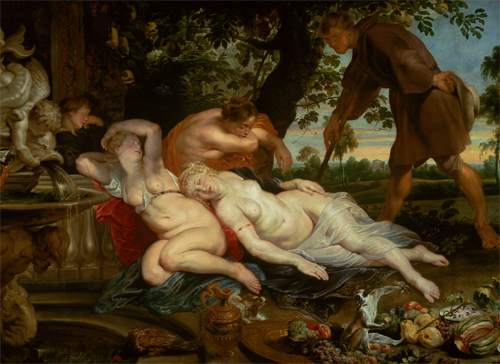 '시몬과 에피게니아' 페터 파울 루벤스, 1617년경, Kunsthistorisches Museum, Wien, Gemaldegalerie, Vienna
