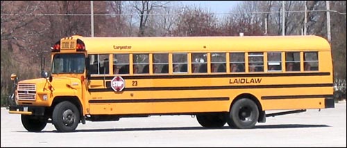 미국 학교 버스.