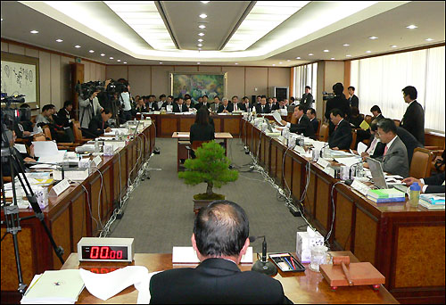 18일 대전지방법원에서 열린 국회 법제사법위원회의 국정감사 장면.