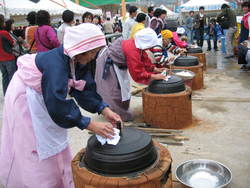 이천 쌀밥 명인전에 참가한 선수들.