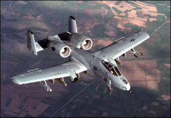 KAI는 보잉사와 미 공군의 A-10 주익 교체사업을 위한 납품계약을 체결했다. 사진은 A-10 항공기.
