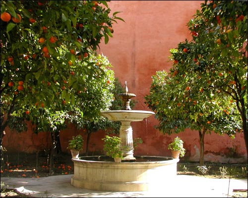 알카사르 왕궁의 정원 만큼은 무어인들이 처음 의도했던 양식이 그대로 남아있다고 합니다. 왕궁 전체에서 가장 아름다운 장소이기도 합니다.